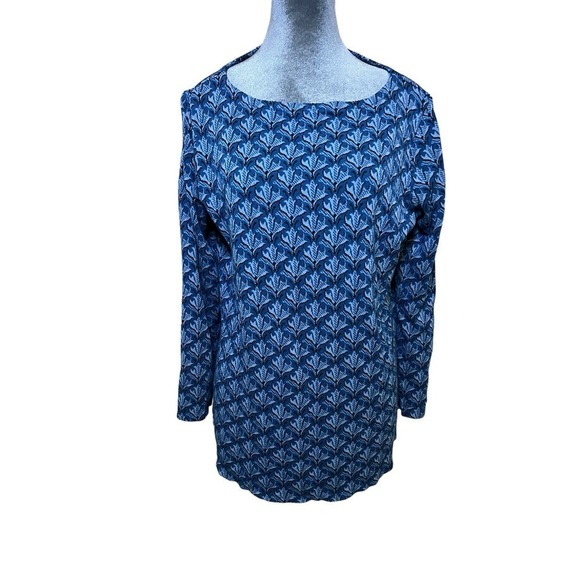 J Jill Long Sleeved Shirt, Blue, Medium - Picture 1 of 6